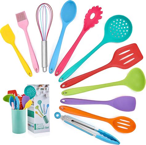 amazon silicone utensils|Amazon.com: Silicone Utensils For Cooking Heat Resistant.